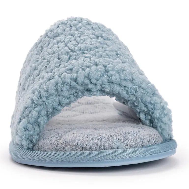 Muk Luks Sariah Slide Womens Memory Foam Slip-On Slippers