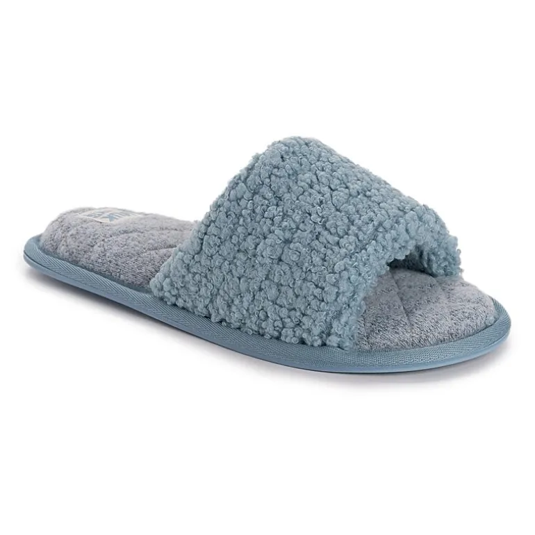 Muk Luks Sariah Slide Womens Memory Foam Slip-On Slippers