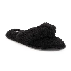 Muk Luks Taryn Thong Womens Memory Foam Slip-On Slippers