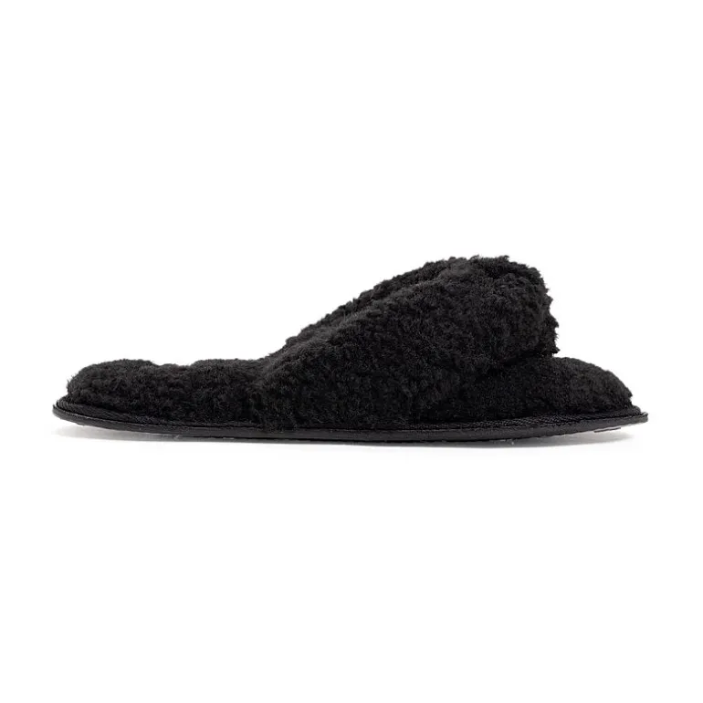 Muk Luks Taryn Thong Womens Memory Foam Slip-On Slippers