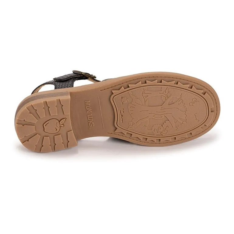 Muk Luks Vanilla Fisherman Womens Round Closed Toe Loafers