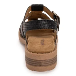 Muk Luks Vanilla Fisherman Womens Round Closed Toe Loafers