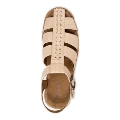 Muk Luks Vanilla Fisherman Womens Round Closed Toe Loafers
