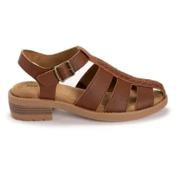 Muk Luks Vanilla Fisherman Womens Round Closed Toe Loafers