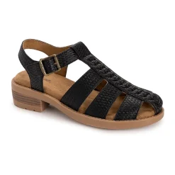 Muk Luks Vanilla Fisherman Womens Round Closed Toe Loafers