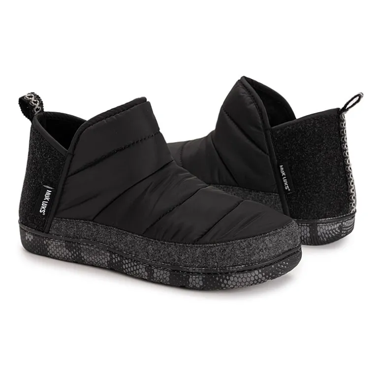 Muk Luks Weston Slipper Mens Memory Foam Slip Resistant Slip-On Slippers
