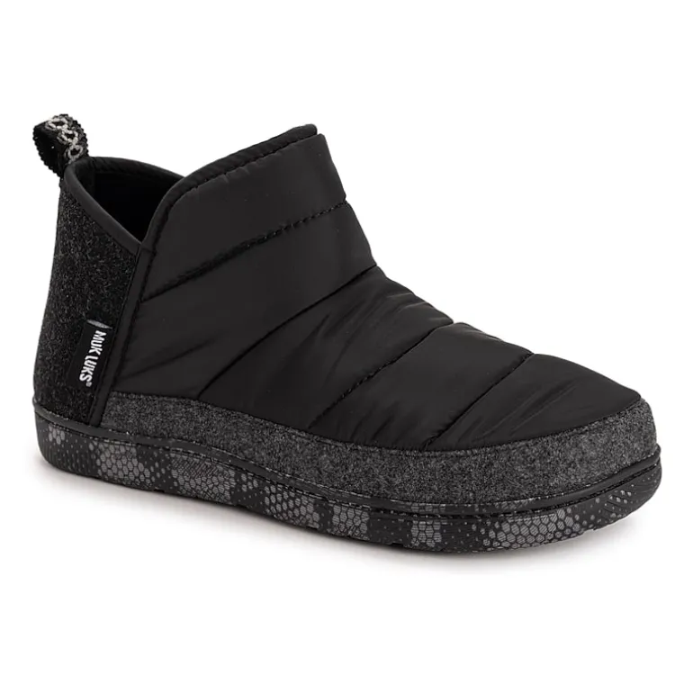 Muk Luks Weston Slipper Mens Memory Foam Slip Resistant Slip-On Slippers