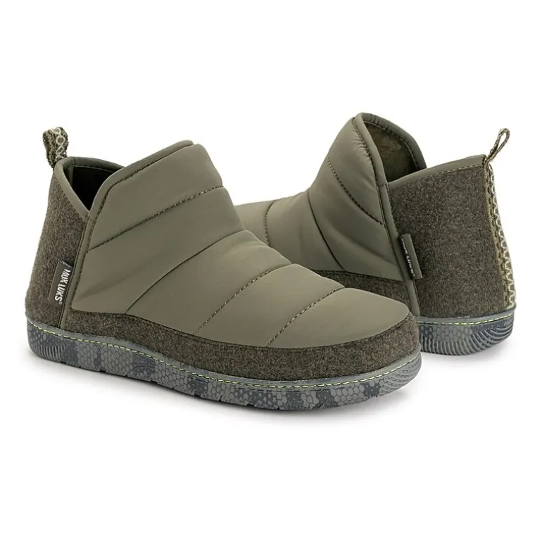 Muk Luks Weston Slipper Mens Memory Foam Slip Resistant Slip-On Slippers
