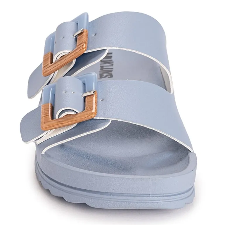 Muk Luks Womens Grand Cayman Sandal Adjustable Strap Flat Sandals