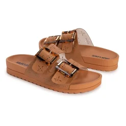 Muk Luks Womens Grand Cayman Sandal Adjustable Strap Flat Sandals