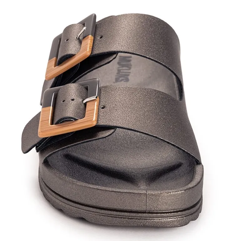 Muk Luks Womens Grand Cayman Sandal Adjustable Strap Flat Sandals