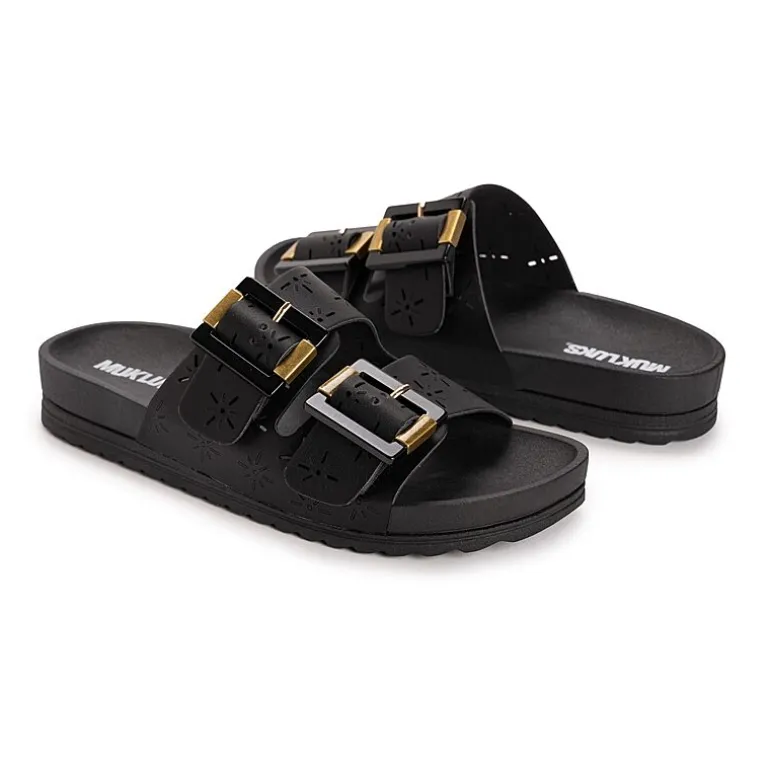 Muk Luks Womens Grand Cayman Sandal Adjustable Strap Flat Sandals