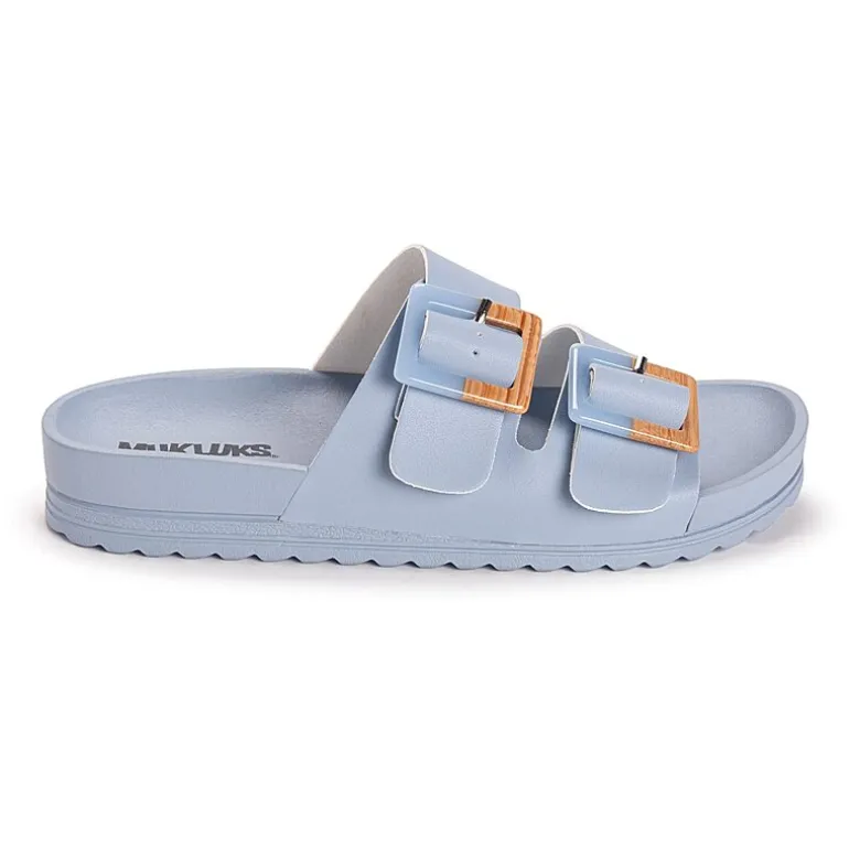 Muk Luks Womens Grand Cayman Sandal Adjustable Strap Flat Sandals