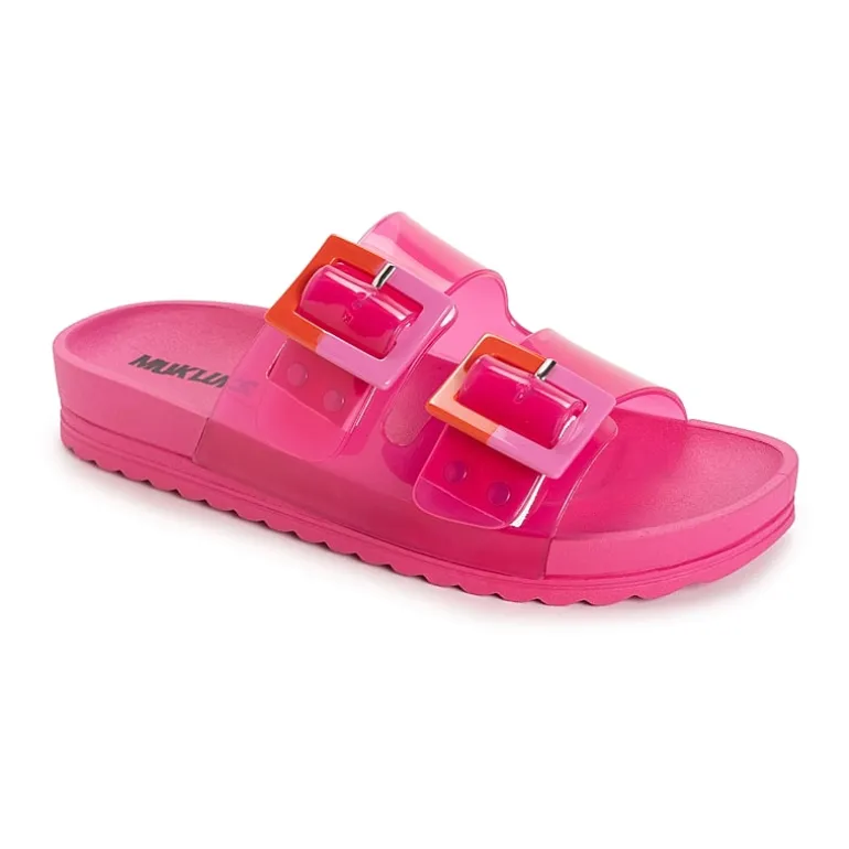 Muk Luks Womens Grand Cayman Sandal Adjustable Strap Flat Sandals