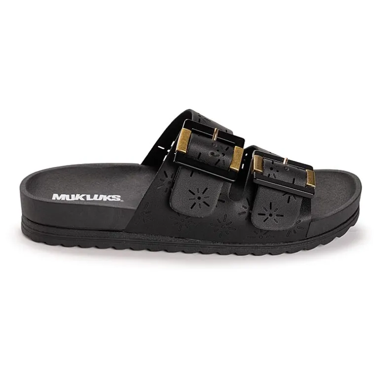 Muk Luks Womens Grand Cayman Sandal Adjustable Strap Flat Sandals