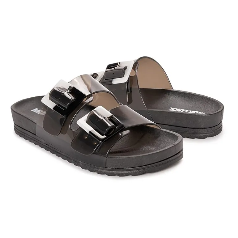 Muk Luks Womens Grand Cayman Sandal Adjustable Strap Flat Sandals