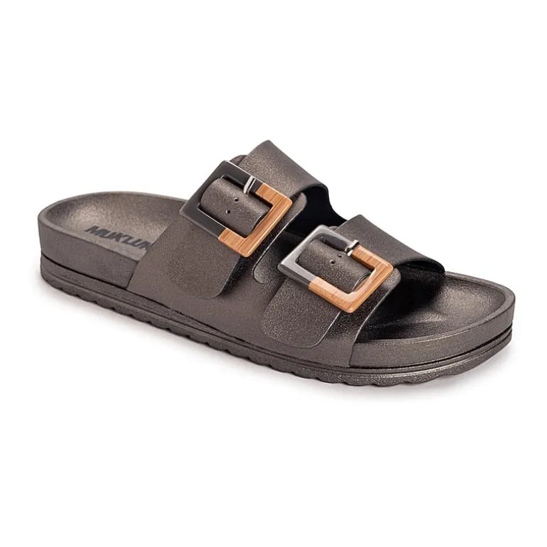 Muk Luks Womens Grand Cayman Sandal Adjustable Strap Flat Sandals