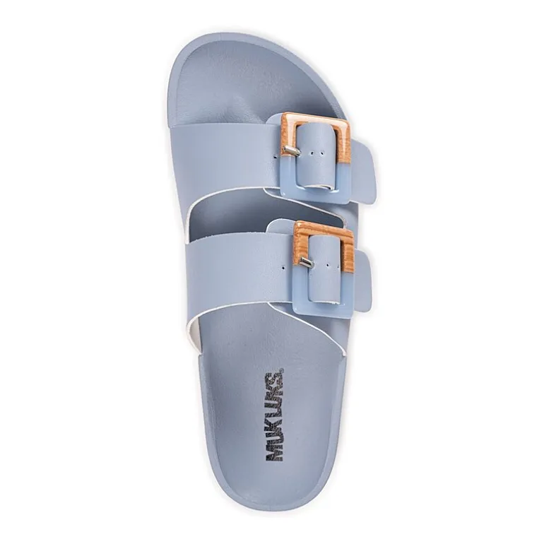 Muk Luks Womens Grand Cayman Sandal Adjustable Strap Flat Sandals