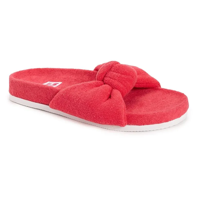 Muk Luks Womens Memory Foam Slip-On Slippers