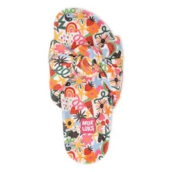Muk Luks Womens Memory Foam Slip-On Slippers
