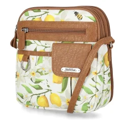 Multi Sac North/South Zip Around Crossbody Bag