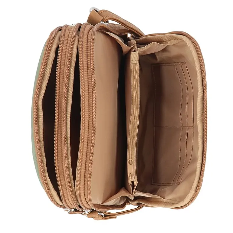 Multi Sac North/South Zip Around Crossbody Bag