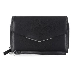 Mundi Big Fat Womens Expandable Rfid Blocking Checkbook Wallet
