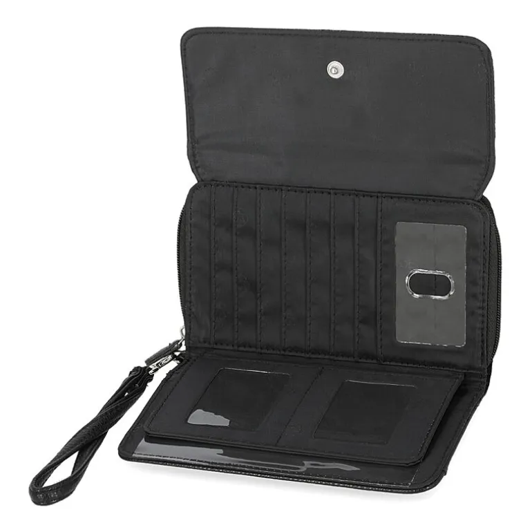 Mundi Big Fat Womens Expandable Rfid Blocking Checkbook Wallet