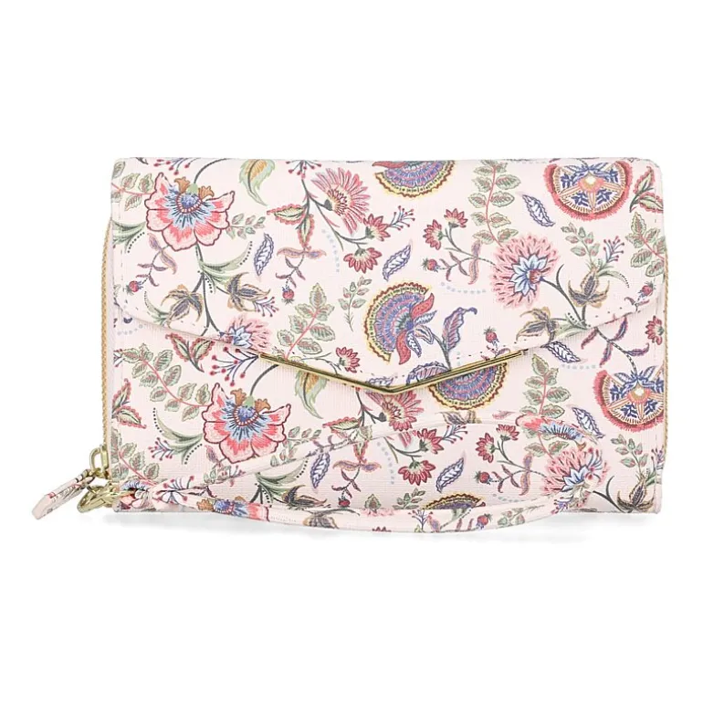 Mundi Big Fat Womens Expandable Rfid Blocking Checkbook Wallet