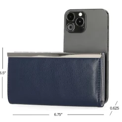 Mundi Slim Clutch Womens Rfid Blocking Slim Fold Wallet