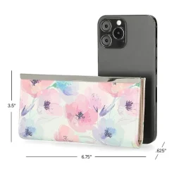 Mundi Slim Clutch Womens Rfid Blocking Slim Fold Wallet
