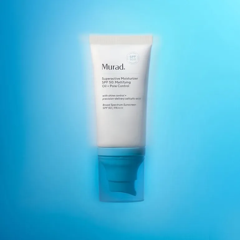 Murad Superactive Moisturizer Spf 50: Mattifying Oil + Pore Control