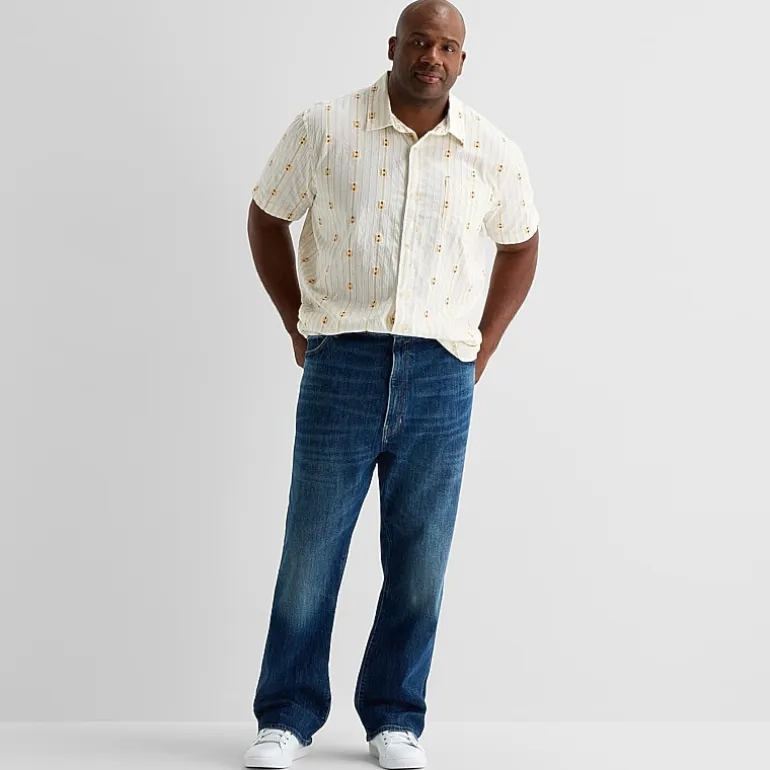 mutual weave Big and Tall Mens Bootcut Jean