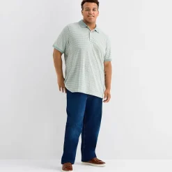 mutual weave Big and Tall Mens Regular Fit Short Sleeve Polo Shirt