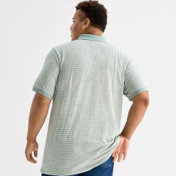 mutual weave Big and Tall Mens Regular Fit Short Sleeve Polo Shirt