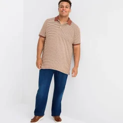 mutual weave Big and Tall Mens Regular Fit Short Sleeve Polo Shirt