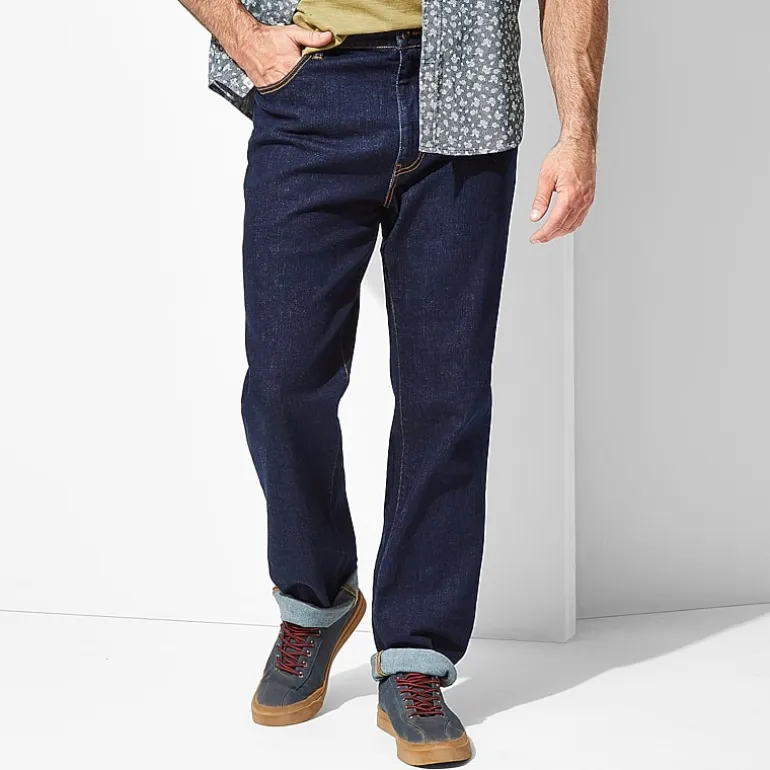 mutual weave Big and Tall Mens Straight Leg Jeans