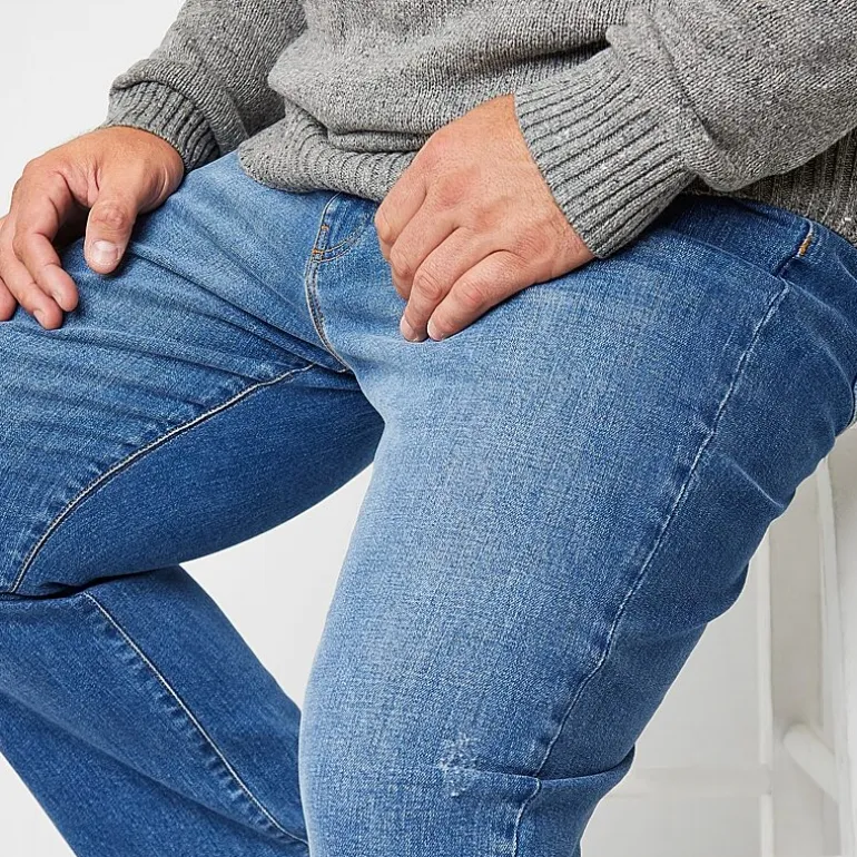 mutual weave Big and Tall Mens Straight Leg Jeans