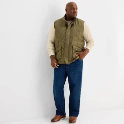 mutual weave Mens Big and Tall Quilted Vest