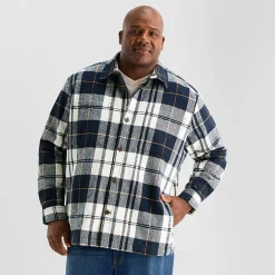 mutual weave Mens Big and Tall Shirt Jacket