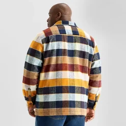mutual weave Mens Big and Tall Shirt Jacket