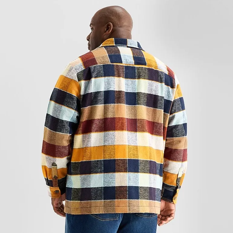 mutual weave Mens Big and Tall Shirt Jacket