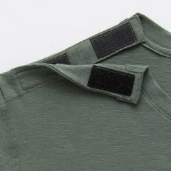 mutual weave Mens Easy-on + Easy-off Crew Neck Short Sleeve Adaptive Big and Tall T-Shirt