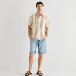 mutual weave Mens 11" 1 Pair Denim Short