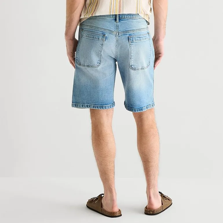mutual weave Mens 11" 1 Pair Denim Short
