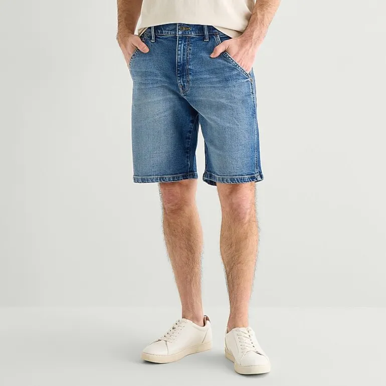 mutual weave Mens 11" 1 Pair Denim Short