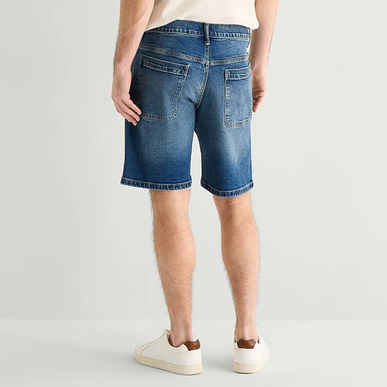mutual weave Mens 11" 1 Pair Denim Short