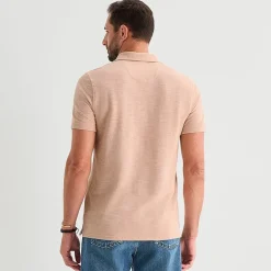 mutual weave Mens Regular Fit Short Sleeve Polo Shirt