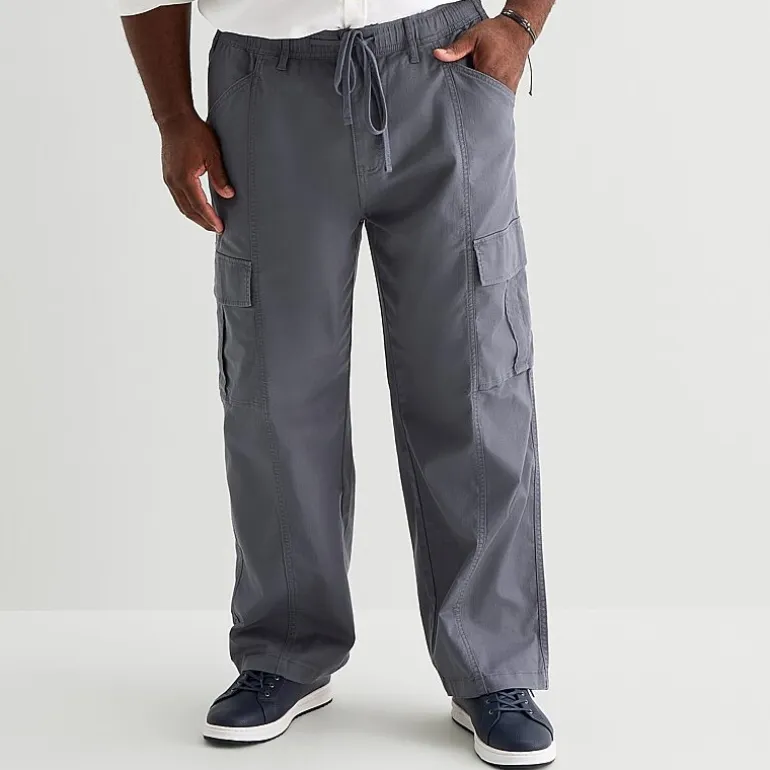 mutual weave Mens Regular Fit Big and Tall Cargo Pant