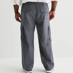 mutual weave Mens Regular Fit Big and Tall Cargo Pant